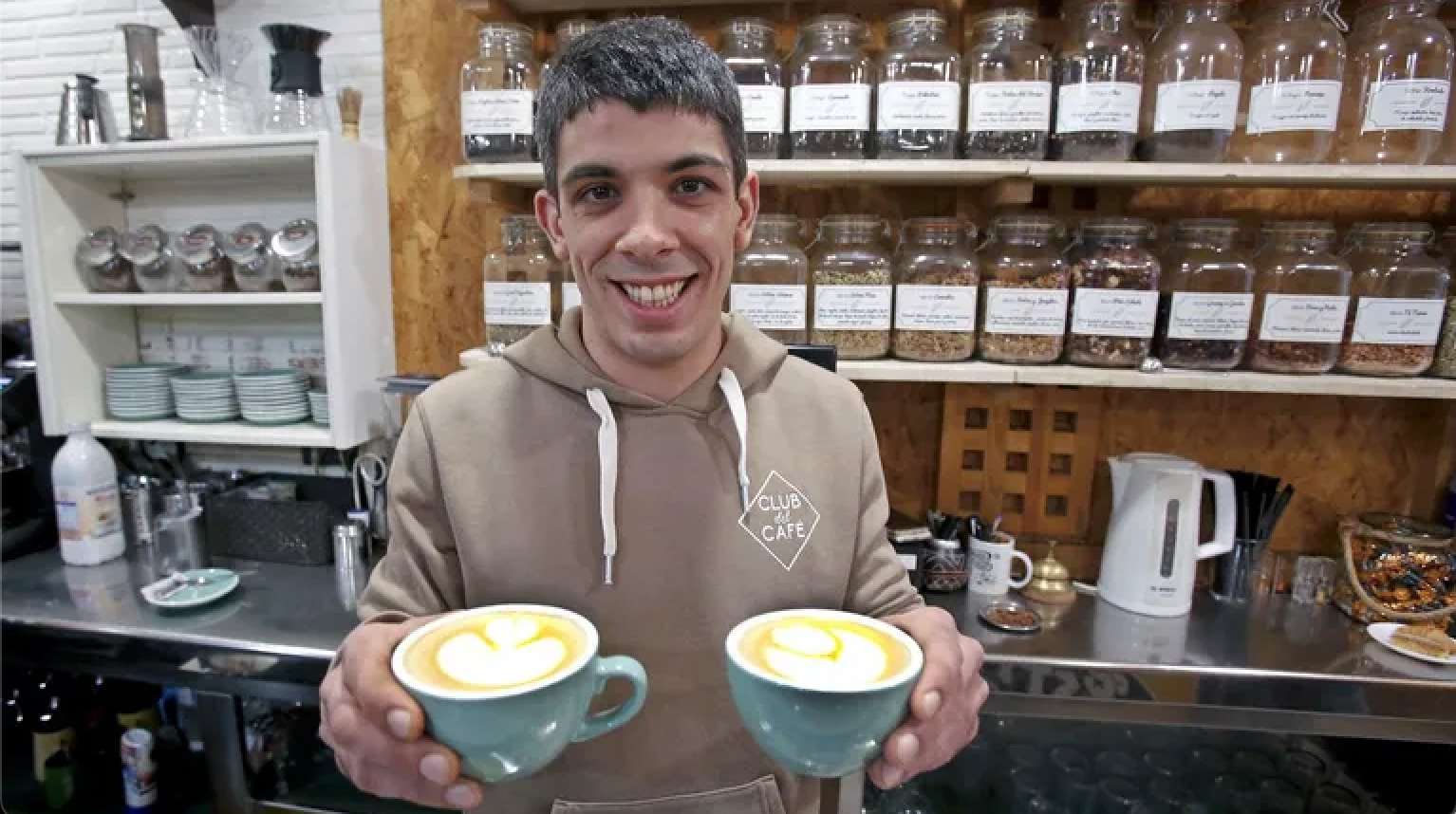 La Voz de Galicia - Un café le cambió la vida a Gonzalo