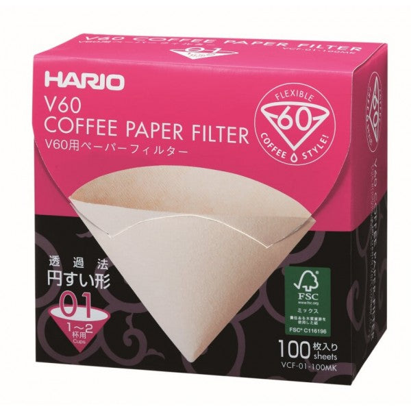 Filtros Hario V60 talla 01