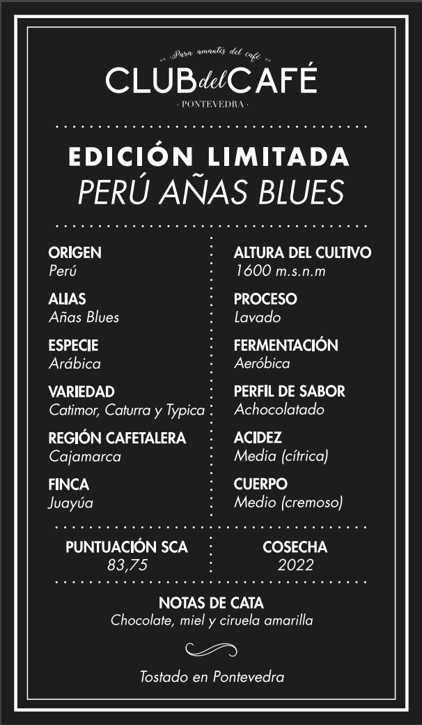 Edición limitada (Perú Añas Blues)